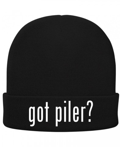 got Piler? - Soft Adult Beanie Cap Black $17.18 Skullies & Beanies