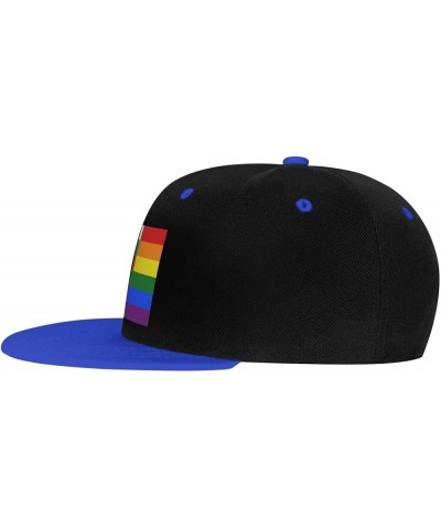 Bulgaria Rainbow Flag Snapback Hat for Men Women Baseball Cap Trucker Flat Bill Hats Dad Caps Blue $12.36 Baseball Caps