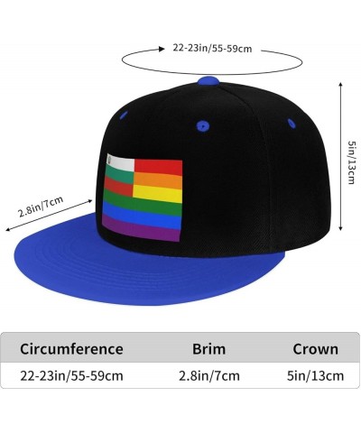 Bulgaria Rainbow Flag Snapback Hat for Men Women Baseball Cap Trucker Flat Bill Hats Dad Caps Blue $12.36 Baseball Caps