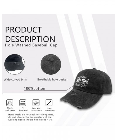 Kawaii hat hat Best Grandpa in The Galaxy Ball Cap Humor Baseball Cap Gifts for Dad,Running Caps Suitable for Allblack $11.75...