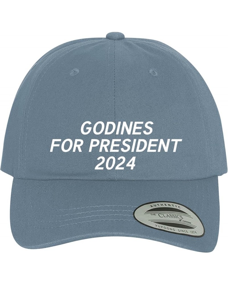 Godines for President 2024 - Comfortable Dad Hat Baseball Cap Light Blue $13.36 Baseball Caps