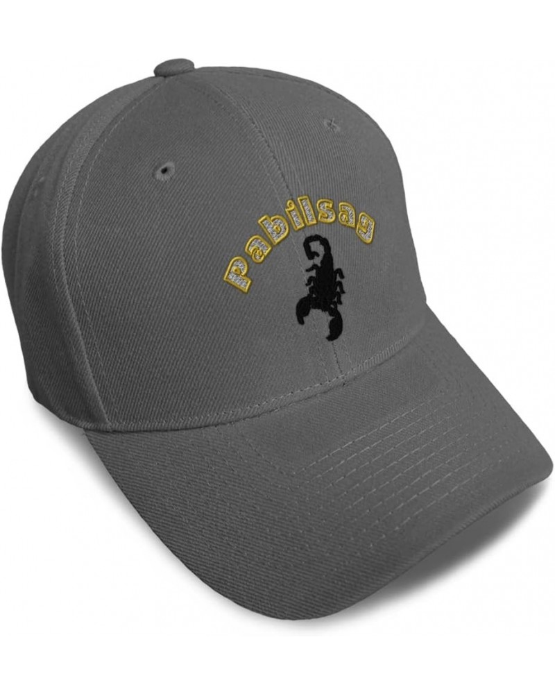 Custom Baseball Cap Pabilsag Mythical Creatures Creature Acrylic Fairy Dad Hats for Men and Women Dark Grey Design Only $15.6...