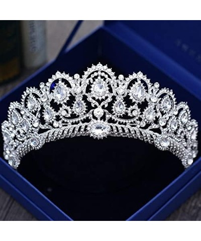 hair jewelry crown tiaras for women Caroque big Crown Crystal tiara wedding crowns bride rhinestone tiaras hair accessories f...