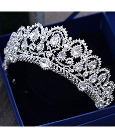 hair jewelry crown tiaras for women Caroque big Crown Crystal tiara wedding crowns bride rhinestone tiaras hair accessories f...