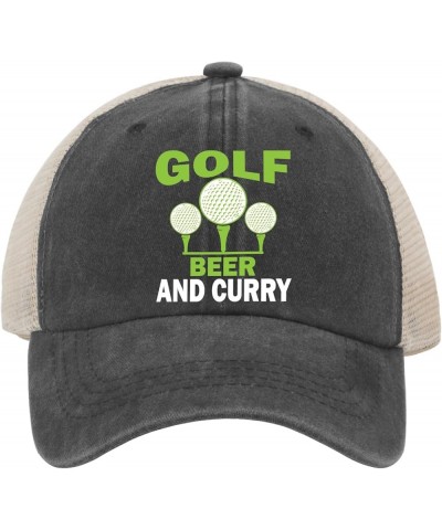 Kawaii Hats Ball Hats gollf Beer and Curry Baseball Cap Humor Golf Hats Gifts for Boyfriends,Sun Cap Suitable Gray01 $10.29 S...