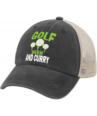 Kawaii Hats Ball Hats gollf Beer and Curry Baseball Cap Humor Golf Hats Gifts for Boyfriends,Sun Cap Suitable Gray01 $10.29 S...