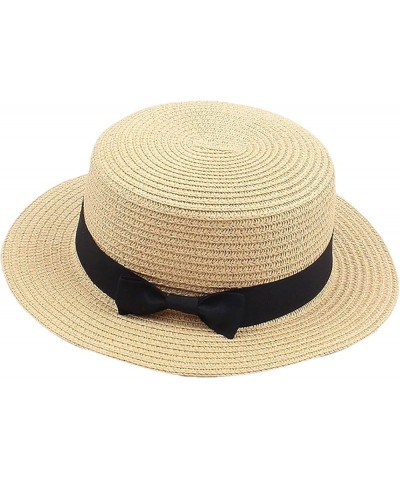 Sun Hat Womens Straw Beach Bowknot Sun Protection Vintage Beach Hat Women 2024 Packable with Brim Hiking Garden Caps Khaki $1...