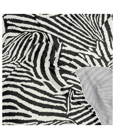 Women's Square Silk Hair Scarves and Wraps Headscarf Vintage Zebra Stripe Head Neck Scarf Bandana 24inch $23.37 Scarves