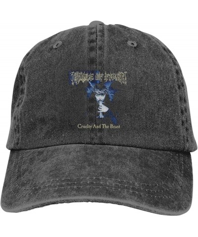 Cradle of Music Filth Hat Fashion Versatile Baseball Cap Adjustable Washed Denim Hat Men Women Casquette Black Black $11.55 B...