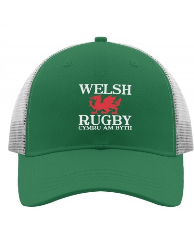 Baseball Caps Welsh Rugby Cymru am bythTrucker Hats for Teen Retro Snapbacks Green $13.25 Baseball Caps