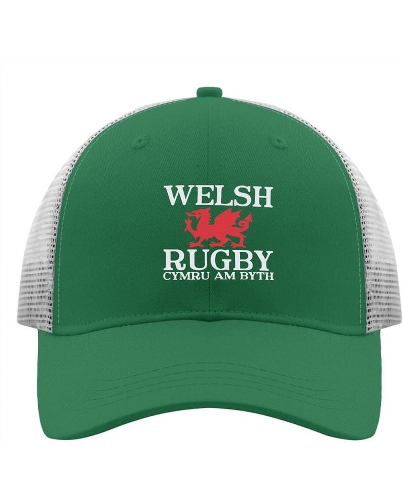 Baseball Caps Welsh Rugby Cymru am bythTrucker Hats for Teen Retro Snapbacks Green $13.25 Baseball Caps