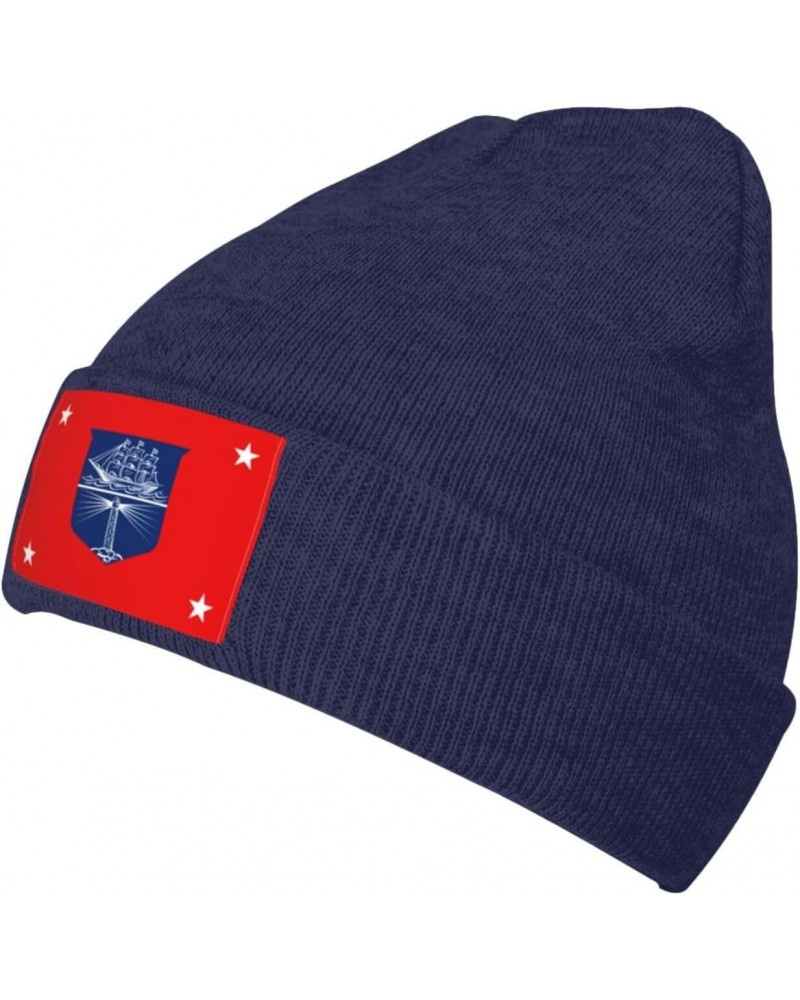 Flag of The United States Department of Commerce (Rank III) Beanie Hat for Men Women Soft Warm Knit Skull Cap Winter Hats Ski...