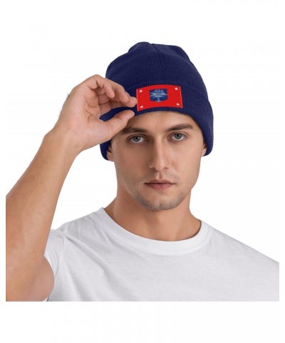 Flag of The United States Department of Commerce (Rank III) Beanie Hat for Men Women Soft Warm Knit Skull Cap Winter Hats Ski...