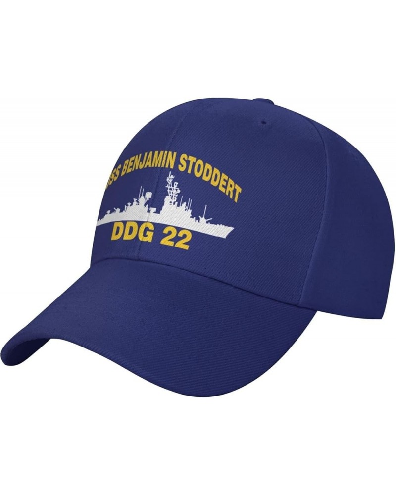 USS Benjamin STODDERT DDG 22 Flag-Baseball Caps Denim Hats Cowboy Knit hat Fisherman's hat Blue $15.54 Baseball Caps