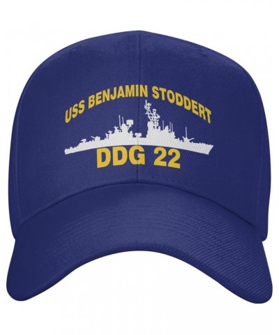 USS Benjamin STODDERT DDG 22 Flag-Baseball Caps Denim Hats Cowboy Knit hat Fisherman's hat Blue $15.54 Baseball Caps