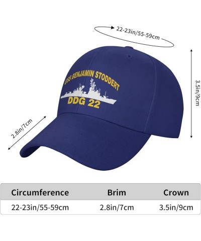 USS Benjamin STODDERT DDG 22 Flag-Baseball Caps Denim Hats Cowboy Knit hat Fisherman's hat Blue $15.54 Baseball Caps