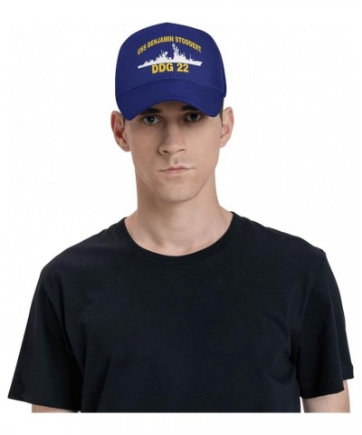 USS Benjamin STODDERT DDG 22 Flag-Baseball Caps Denim Hats Cowboy Knit hat Fisherman's hat Blue $15.54 Baseball Caps