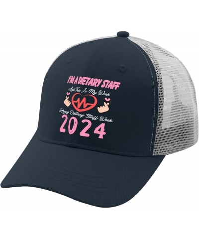 I'm A Nurse and This Is My Week Happy Nurse Week 2024 Hats Men Hat Apricot Dad Hats for Men Gifts for Boyfriends Marine Blue ...