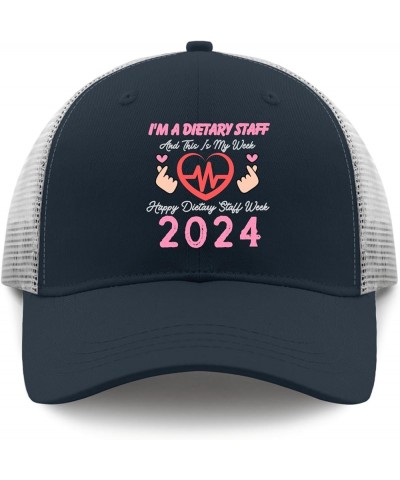 I'm A Nurse and This Is My Week Happy Nurse Week 2024 Hats Men Hat Apricot Dad Hats for Men Gifts for Boyfriends Marine Blue ...