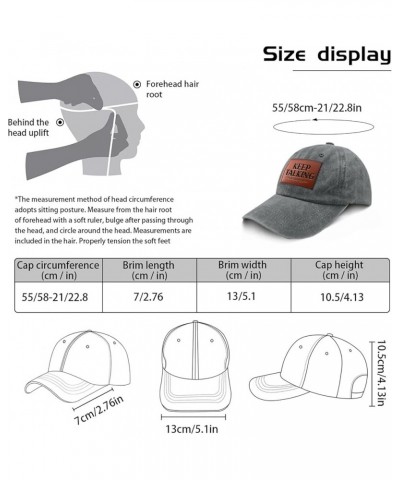 Keep Talking I'm Diagnosing You Cowboy Hat Trendy Hiking Hat Gifts for Dad Who Like Engraved, Baseball Hat Suitable Light Gre...