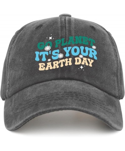 Go Planet It's Your Earth Day Sun Hat Party Hat Pigment Black Hiking Hat Gifts for Him Baseball Cap Pigment Black $11.39 Sun ...