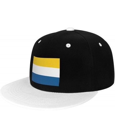 Flag of Tornedalians (2007) Snapback Hat for Men Women Baseball Cap Trucker Flat Bill Hats Dad Caps White $13.09 Baseball Caps