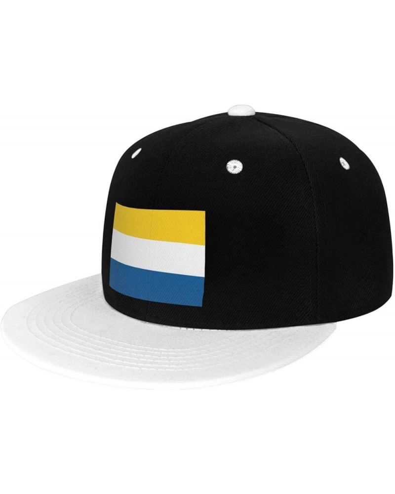 Flag of Tornedalians (2007) Snapback Hat for Men Women Baseball Cap Trucker Flat Bill Hats Dad Caps White $13.09 Baseball Caps