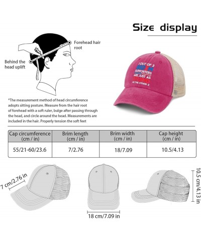 1 Out of 3 Biden Supporters are Just As Stupid As The Other Hats for Men Trucket Vintage Trucker Mens Black Mens Pink $10.31 ...