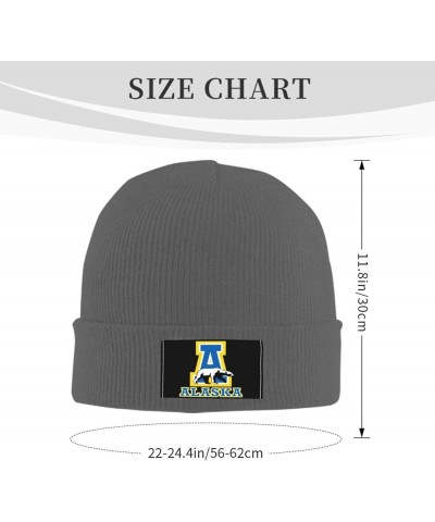 University of Alaska Fairbanks Logo Stretch Knit Hat for Men Women Winter Warm Cap Deep Heather $7.63 Skullies & Beanies