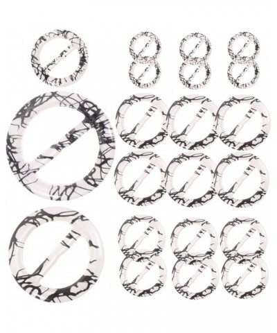 60 Pcs Round Japanese Buckle Miss Resin Clothing Shirt Clip As Shown X3pcs 0.4X4.2X4.2CMx3pcs $13.12 Scarves