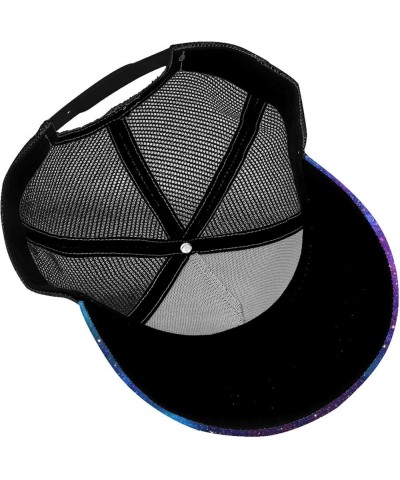 London Print Baseball Cap,Front Mesh Back Adjustable Snapback Closure Hat- for Men and Women Galaxy $16.03 Baseball Caps