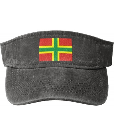 Flag of Zomi Re-Unification Organisation Sun Hat Sun Visor Hats for Women Men Baseball Cap Golf Hats Deep Heather $13.26 Visors