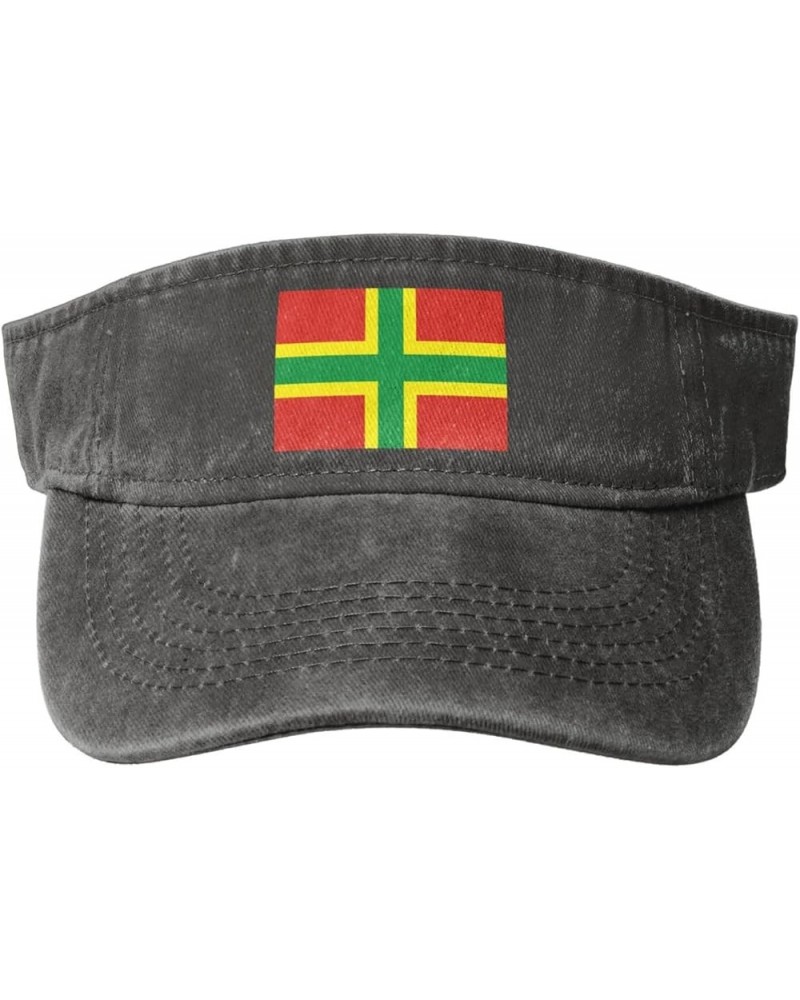 Flag of Zomi Re-Unification Organisation Sun Hat Sun Visor Hats for Women Men Baseball Cap Golf Hats Deep Heather $13.26 Visors