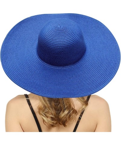 Womens Summer Baseball Hat Outdoor Wide Protection Foldable Ponytail Mesh Sun Visor Cap with Removable Running Dark Blue-b $8...