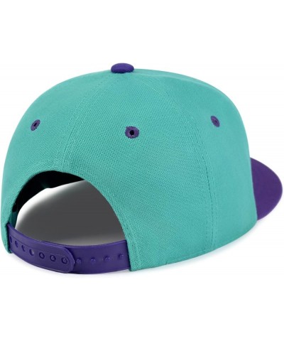 Black Cat Hip-Hop Snapback Hat Embroidered Baseball Cap Cat Mom 61. Aqua/Purple $13.24 Baseball Caps