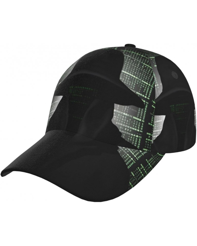 Black hat Dark Side Hacker Baseball Cap for Women Men Baseball Hat Adjustable Golf Dad Hats Fashion Sport Hats $13.20 Basebal...