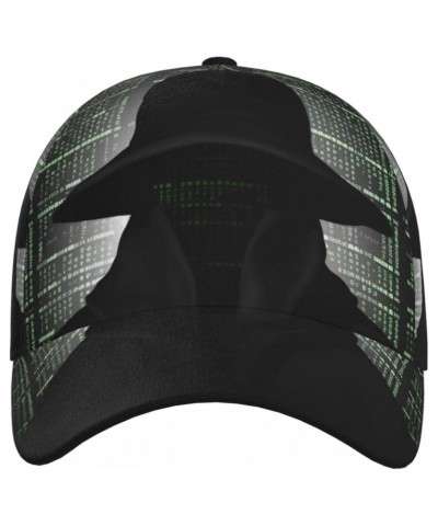 Black hat Dark Side Hacker Baseball Cap for Women Men Baseball Hat Adjustable Golf Dad Hats Fashion Sport Hats $13.20 Basebal...