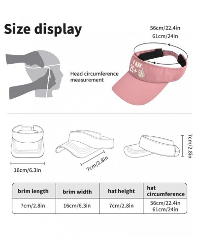 I Am 25 Plus 1 Middle Finger for A 26th Birthday Hat Sun Visor Hats for Women Visors Flodable Golf Pink $10.32 Sun Hats