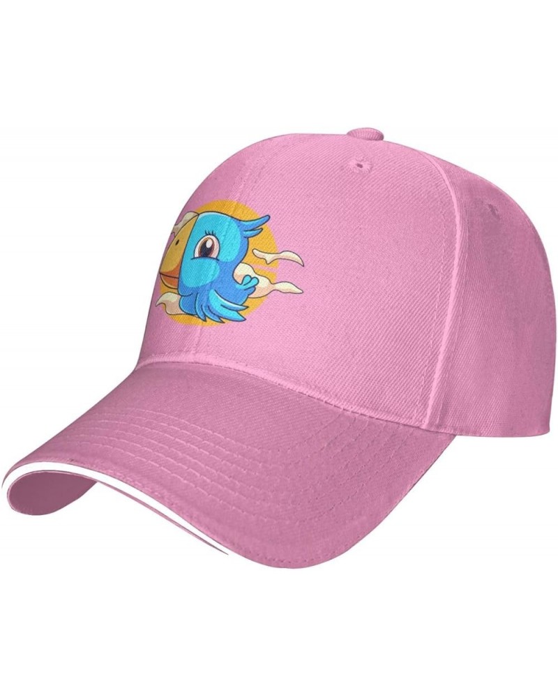 Cute Little Bird Baseball Cap Women Men Hats Adjustable Truck Driver Sun Hat Dad Baseball Caps Pink $13.21 Baseball Caps