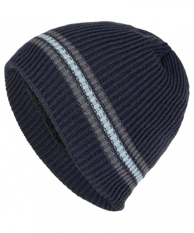 Slouchy Winter Beanie Knit Hats for Men & Women - Slouch Beanie Cap - Warm & Soft Cold Weather Caps Navy $27.92 Skullies & Be...