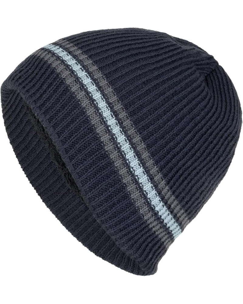 Slouchy Winter Beanie Knit Hats for Men & Women - Slouch Beanie Cap - Warm & Soft Cold Weather Caps Navy $27.92 Skullies & Be...