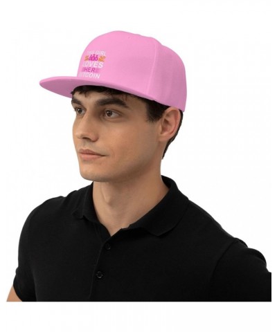 Adjustable This Girl Loves Her Bitcoin Bitcoin Snapback Hat for Men Women Baseball Cap Dad Hats Pink $12.43 Baseball Caps