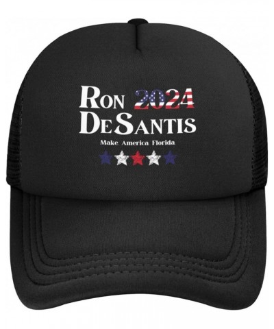 Make America Florida Ron Desantis 2024 Trucker Hat Men Mesh Baseball Cap Women Dad Hat Sun Hat Cowboy Hat Black Black $10.97 ...