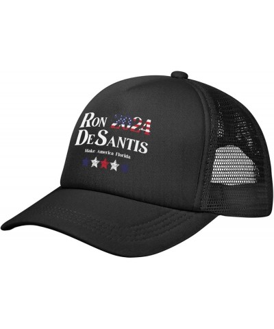 Make America Florida Ron Desantis 2024 Trucker Hat Men Mesh Baseball Cap Women Dad Hat Sun Hat Cowboy Hat Black Black $10.97 ...