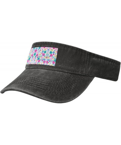 Cute Nurse Adult Sunscreen Hat, Summer Sunshade with an Open Top Design,Golf Visors for Men,Fishing-Hats Black $12.15 Visors