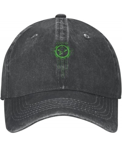 The Sisters of Mercy Hat Cap Distressed Denim Vintage Washed Trucker Hat Men Women Classic Adjustable Black Black $10.37 Base...