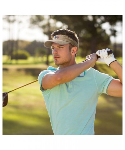 America Mexico Flag Sport Sun Visor Hat Cotton Ball Caps Empty Top Baseball Sun Cap Natural $11.72 Visors