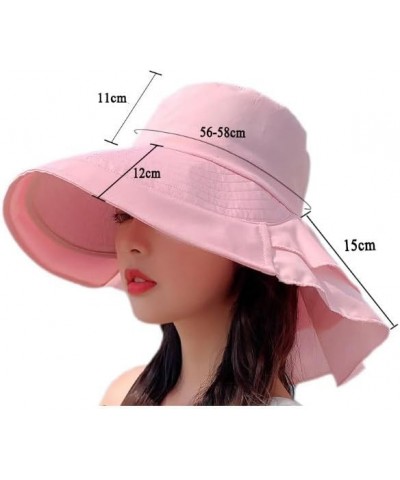 Wide Brim Ponytail Adjustable Beach Hat Sun Hat is 17 Visor Purple $7.40 Sun Hats