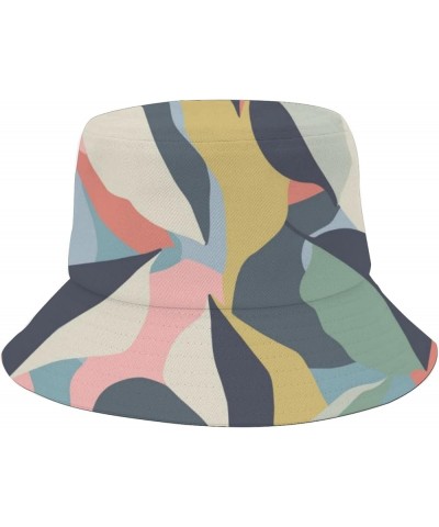 Leopard Bucket Beach Cap Mens, VintageWomen Hats for Camping Accessories for Vacation Must Haves Leaf 4 $12.77 Sun Hats