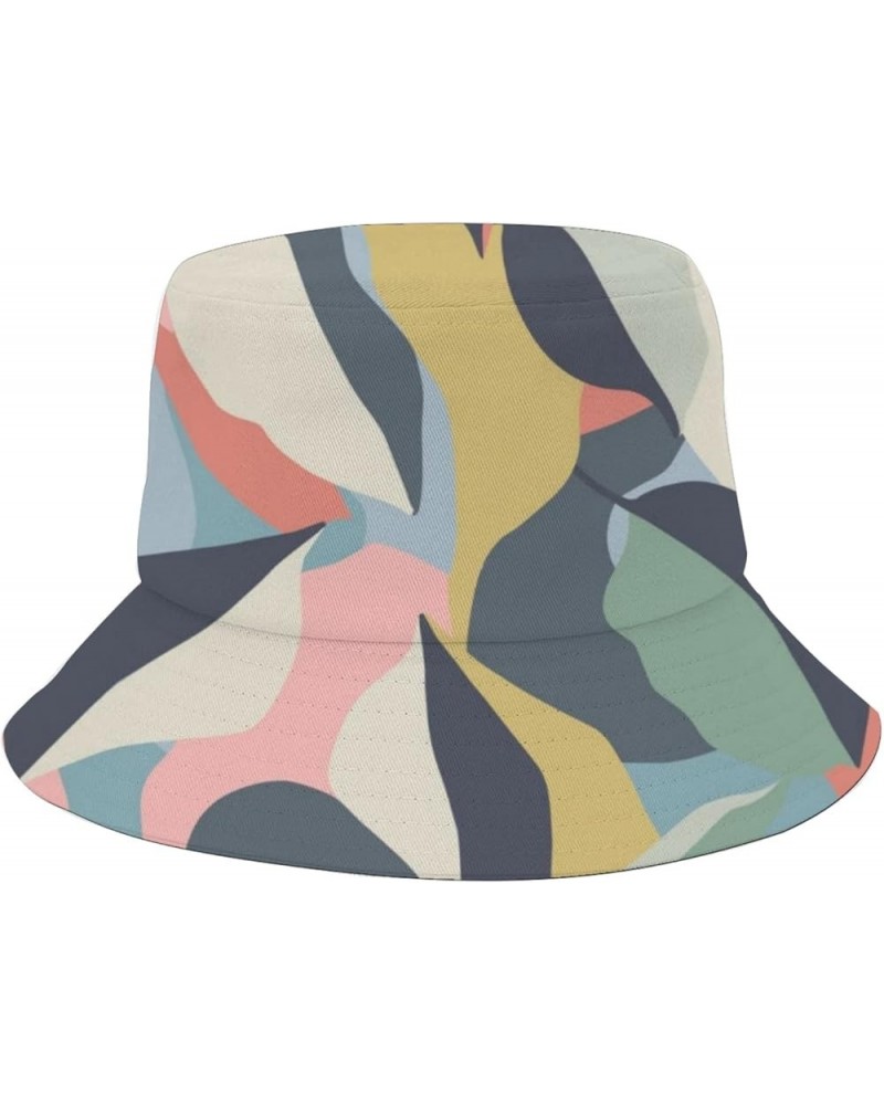 Leopard Bucket Beach Cap Mens, VintageWomen Hats for Camping Accessories for Vacation Must Haves Leaf 4 $12.77 Sun Hats